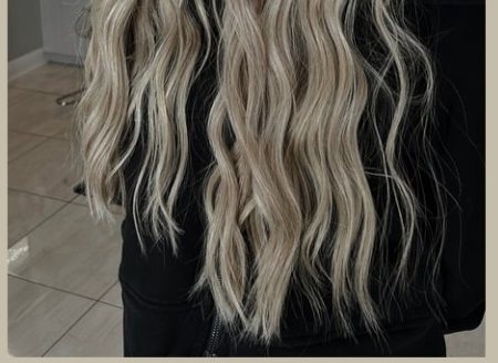 Long seamless NBR hand-tied extensions